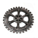Retro Industrial Gear Wooden Wall Hanging Craft