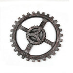 Retro Industrial Gear Wooden Wall Hanging Craft