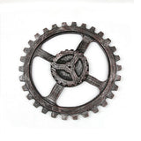 Retro Industrial Gear Wooden Wall Hanging Craft