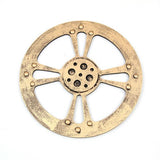 Retro Industrial Gear Wooden Wall Hanging Craft