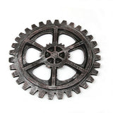 Retro Industrial Gear Wooden Wall Vintage Hanging Craft
