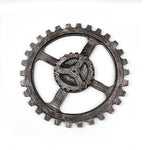 Retro Industrial Gear Wooden Wall Vintage Hanging Craft