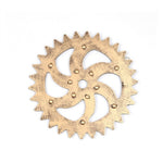 Retro Industrial Gear Wooden Wall Vintage Hanging Craft