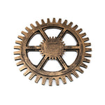 Retro Industrial Gear Wooden Wall Vintage Hanging Craft